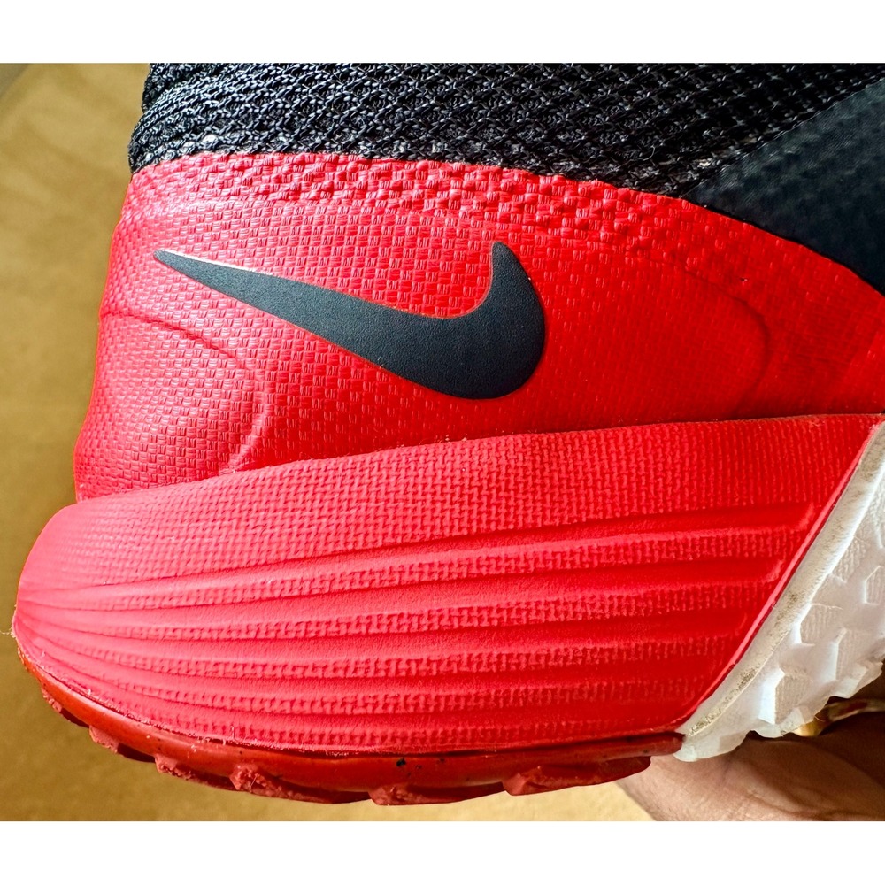Nike Training Shoes Men's Black Red White Athletic Sneakers Size 11.5 807113-002 - Picture 7 of 10